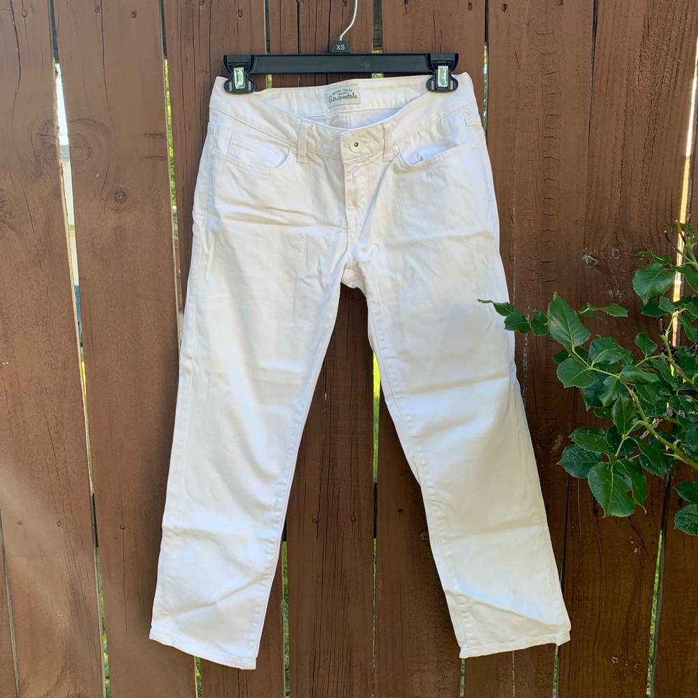 Aeropostale Capri White Jeans